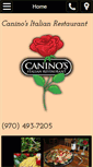 Mobile Screenshot of caninositalianrestaurant.com